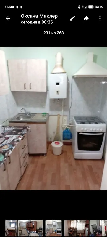Shoshilinch 2 xonali kvartira ijaraga beriladi, mo‘ljal: Oktyabr 1