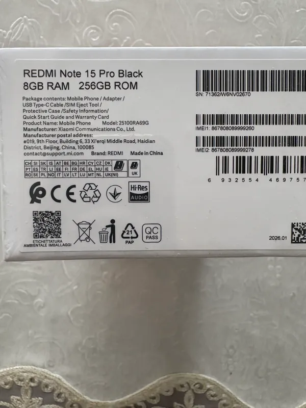 Redmi Note 15 Pro Bilak Ram 8 GB 256 GB — фото 1