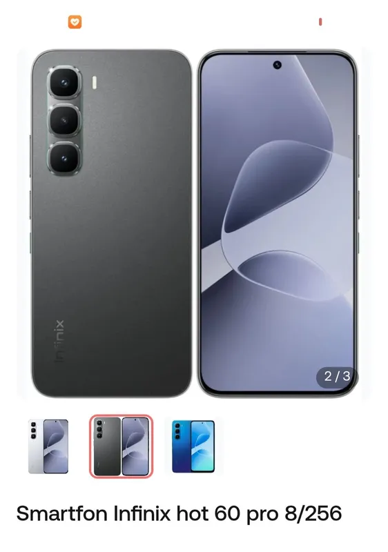 Smartfon Infinix Hot 60 pro 8/256 — фото 1