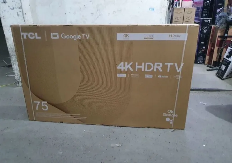 Телевизор TCL 75/65/55 Smart 4K Google tv 2025 Доставка бесплатно