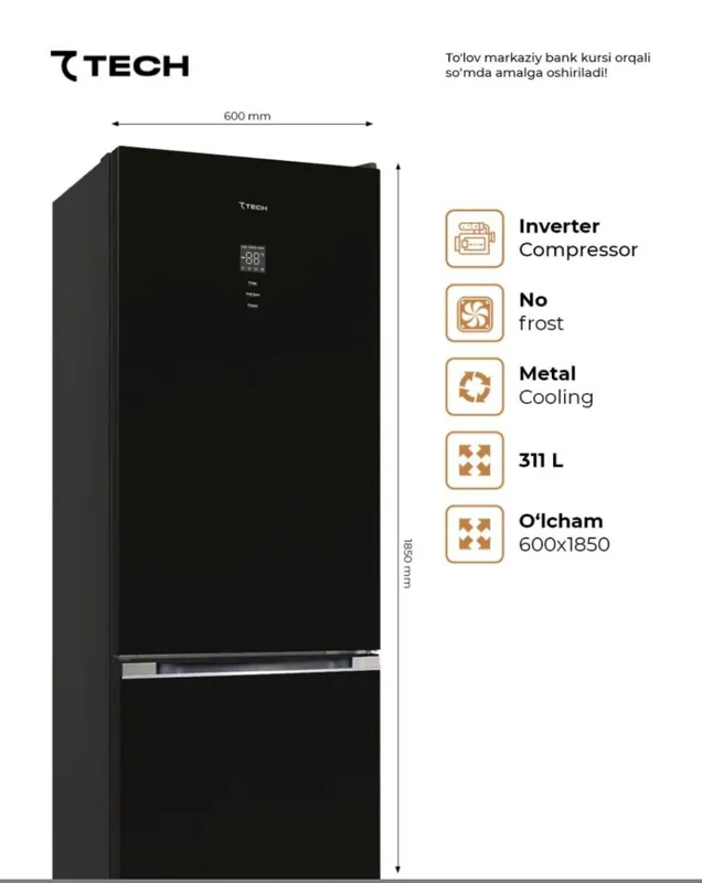 TECH INVERTER NO-FROST muzlatkich 2