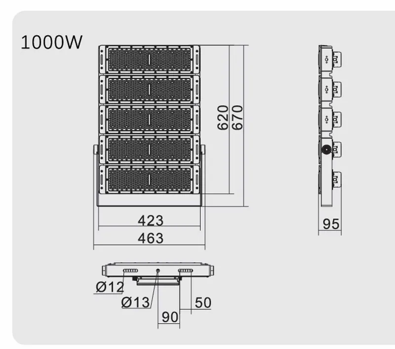 Светодиодный Прожектор Мощность 1000W 2 Светодиодный Прожектор Мощность 1000W 2