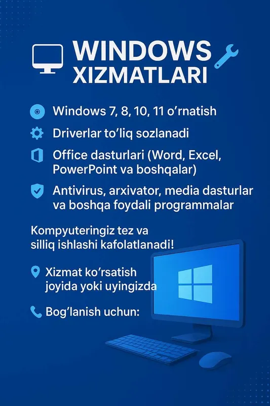 Windows xizmatlari