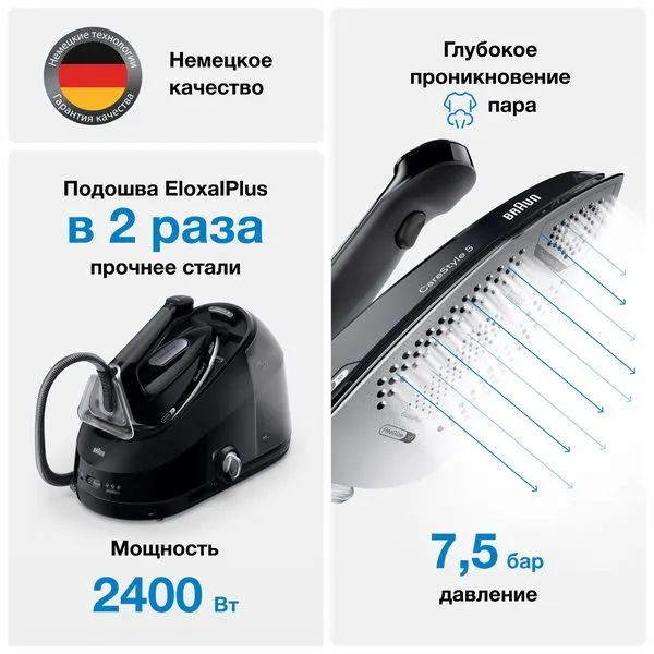 Парогенератор BRAUN CareStyle 5 IS5249BK — фото 1