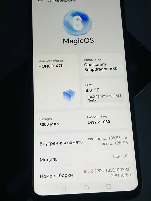 Honor X7B uzimei o'tmagan sotiladi 1