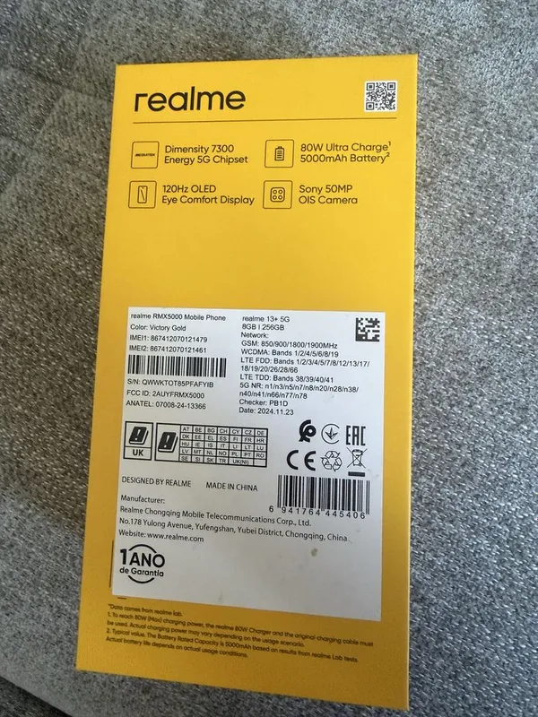 Продам realme 13 plus 8/256 mb в идеальном состоянии, коробка документ — фото 3 Продам realme 13 plus 8/256 mb в идеальном состоянии, коробка документ — фото 3