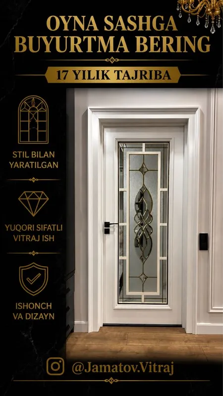 Vitraj oynalr | Eshikga gulik oynalar yasaymiz | 3 Vitraj oynalr | Eshikga gulik oynalar yasaymiz | 3