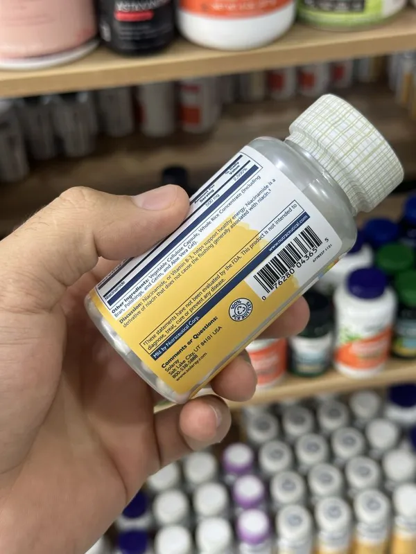 Solaray Niacinamide 500 mg 100 kapsula 4 Solaray Niacinamide 500 mg 100 kapsula 4