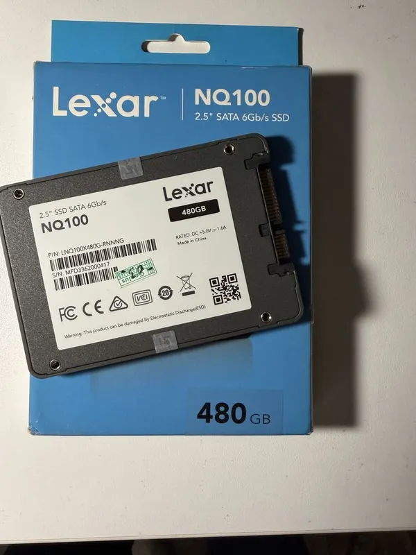 Lexar sata SSD 480gb 3 Lexar sata SSD 480gb 3