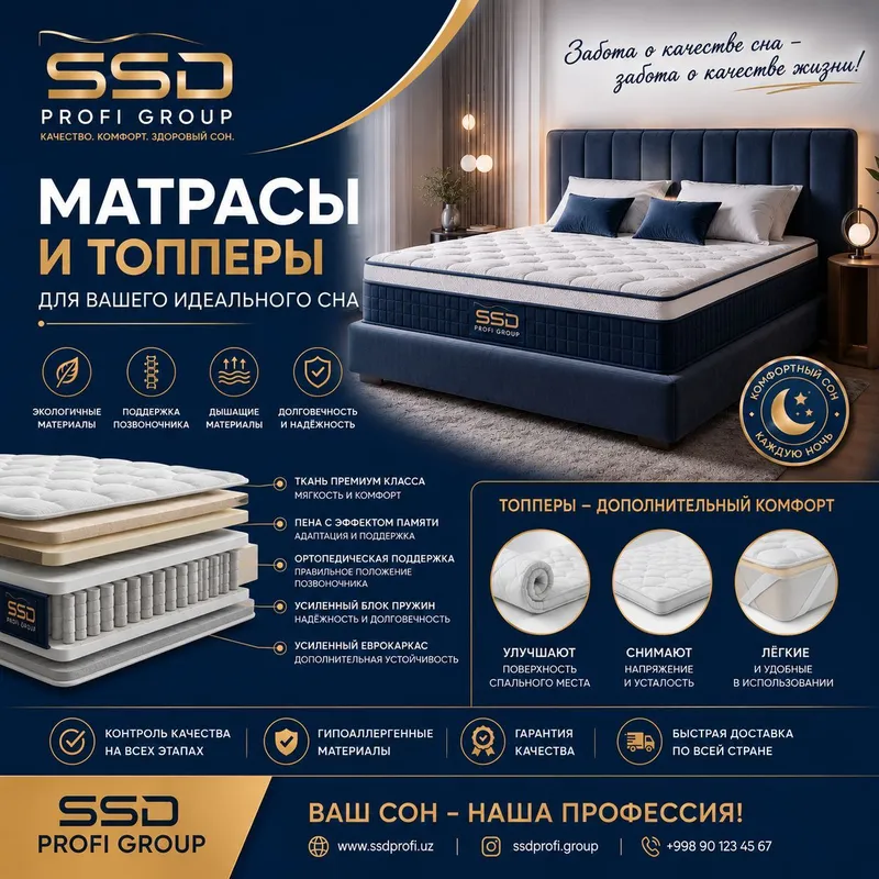 Матрас и топпер Матрас и топпер