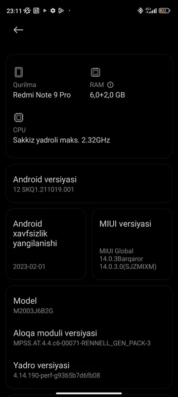 Redmi not 9 pro 8/128 talik Redmi not 9 pro 8/128 talik
