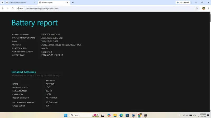 Acer Aspire A315-510P 4 Acer Aspire A315-510P 4