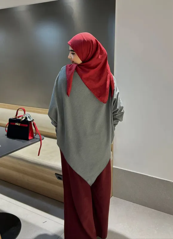 NEW AUTUMN COLLECTION — Образ в наличии: Комбинировка 2ка панчо+килот — фото 3