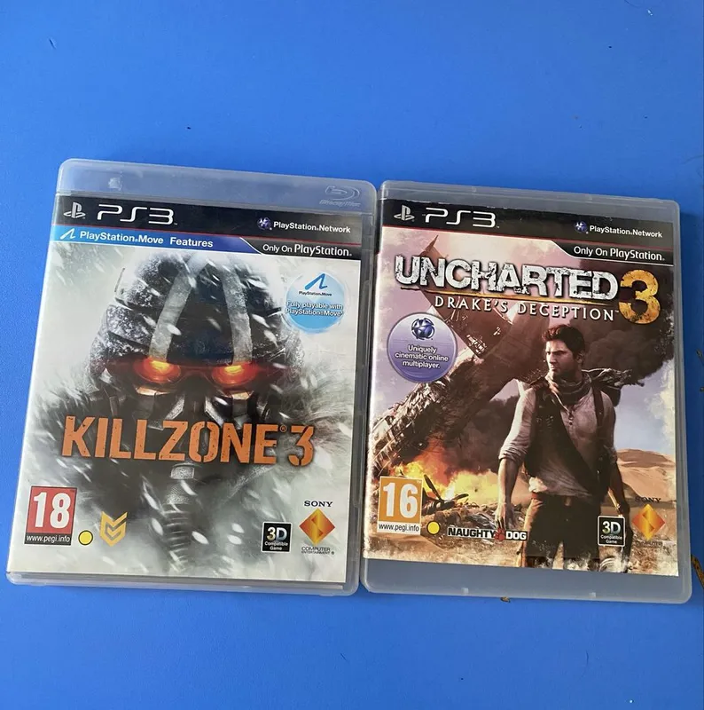 Диски PS3 Uncharted 3 и Killzone 3 1 Диски PS3 Uncharted 3 и Killzone 3 1