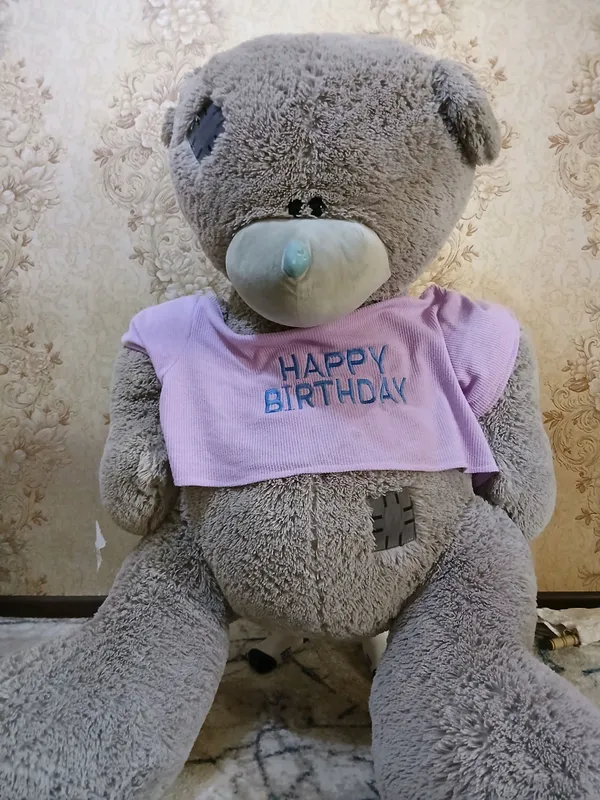 Большой плюшевый медведь ростом более 150 см teddy bear 1