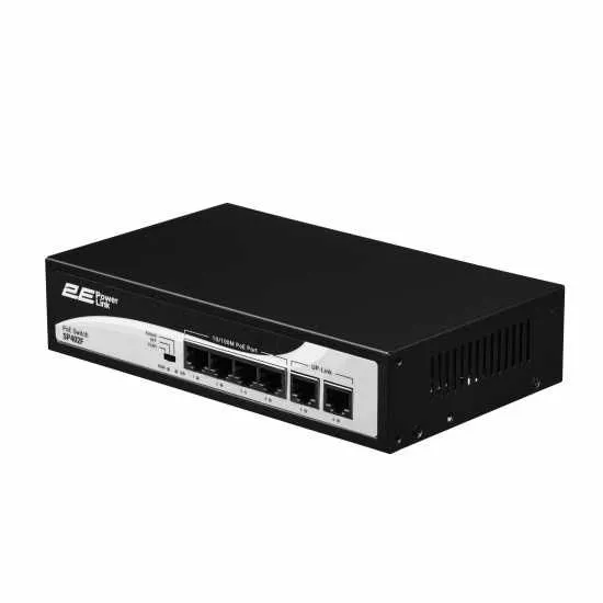 Aksiya: 2E SP402F kommutatori, 4xFE PoE+2xFE Uplink, 55 Vt, boshqarilmaydigan 1 Aksiya: 2E SP402F kommutatori, 4xFE PoE+2xFE Uplink, 55 Vt, boshqarilmaydigan 1