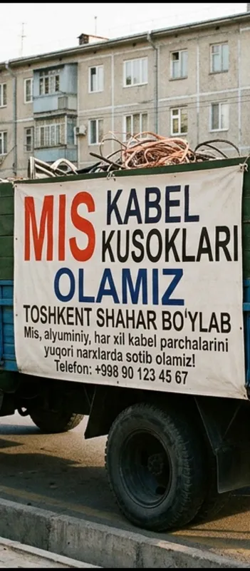 mis kabel kusok otxod sotib olamiz alumen olamiz