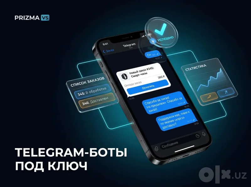 Разработка сайтов, Telegram-ботов и внедрение ИИ в бизнес 2 Разработка сайтов, Telegram-ботов и внедрение ИИ в бизнес 2