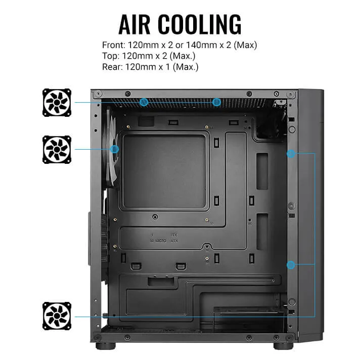 Aerocool Hexform Mini Tower ORIGINAL Case 4 Aerocool Hexform Mini Tower ORIGINAL Case 4