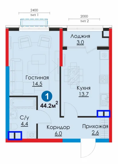Янги Узбекистон! -30% на однушку КОМПЛЕКС СДАН 6 Янги Узбекистон! -30% на однушку КОМПЛЕКС СДАН 6