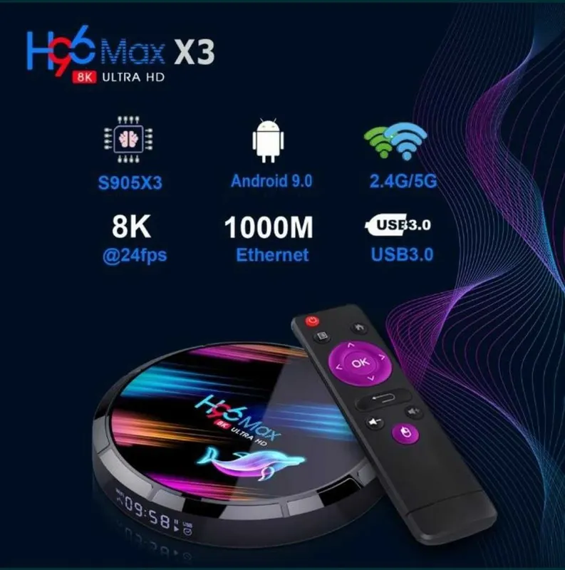 Смарт приставка.H96MAX X3 4/32гб android.Youtube+бепул канал+кино.m,u — фото 6