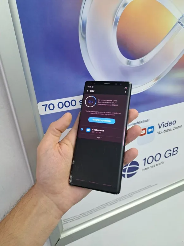 Samsung Galaxy Note 8 память 6/64gb холати расимда — фото 2
