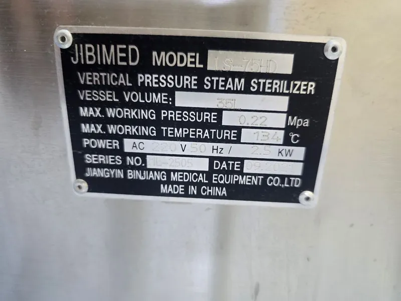 Автоклав Jibimed. китайский с авто режимом 2 Автоклав Jibimed. китайский с авто режимом 2