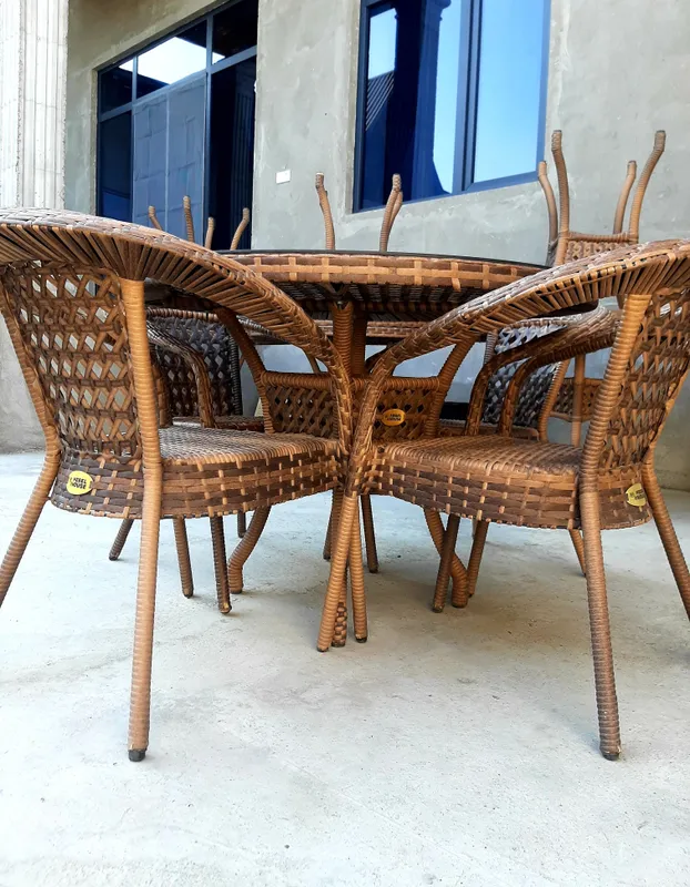 RATTAN STOL&STUL 1