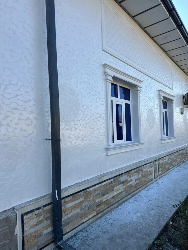 Тиравертин фасат ишларини киламиз