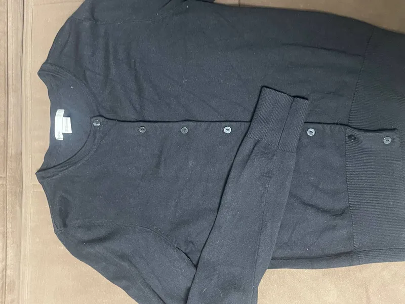 Черный  Кардиган H&M basic — фото 1