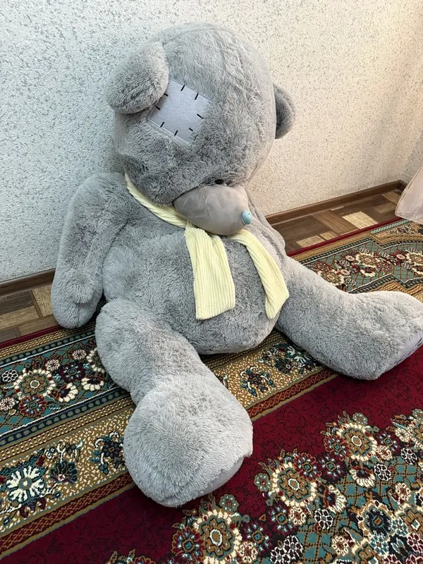 Teddy ayiq 2 metrlik holati yangi faqat oladigan tel qilsin — фото 1