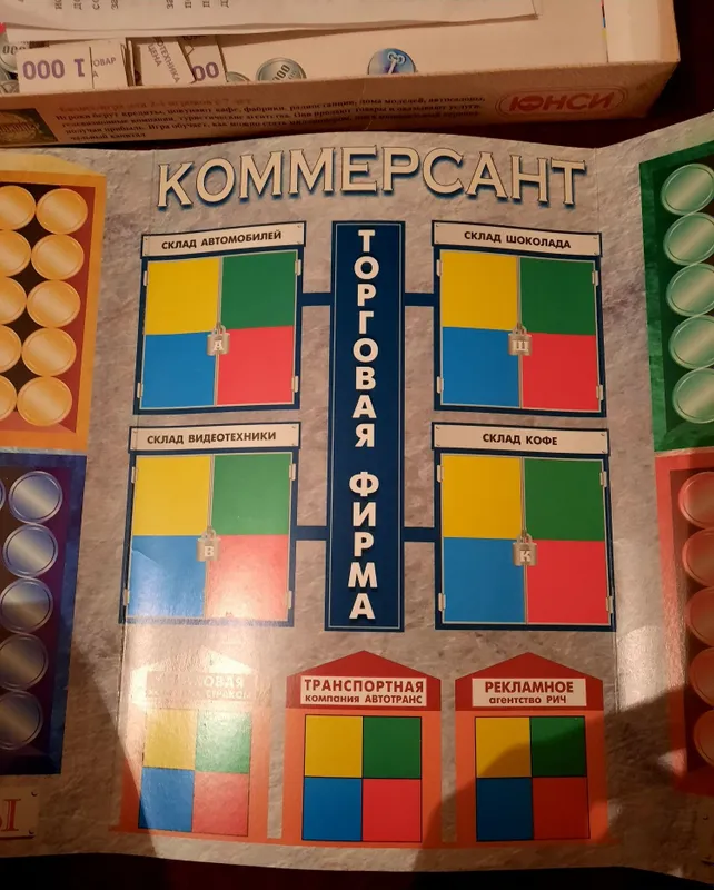 Настольная игра " Коммерсант." 2 Настольная игра " Коммерсант." 2
