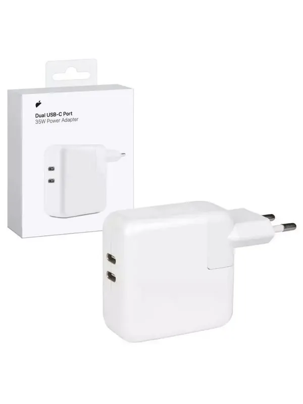 Apple Power Adapter 35W — компактное зарядное устройство. 1 Apple Power Adapter 35W — компактное зарядное устройство. 1