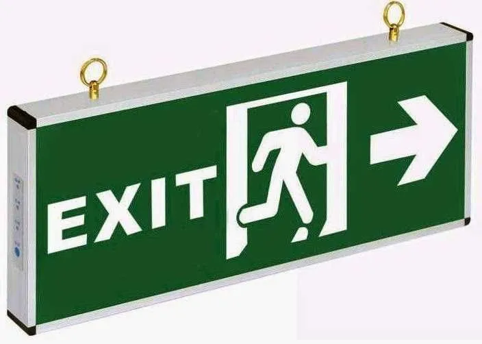 ВЫХОД-EXIT Стеклянный