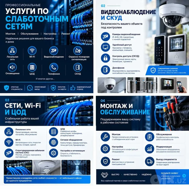 Слаботочные системы — монтаж, настройка, обслуживание и ремонт 2