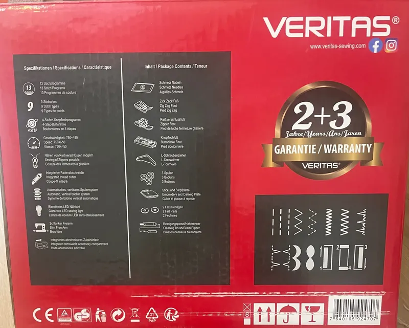 Veriras тикув машинаси 2 Veriras тикув машинаси 2