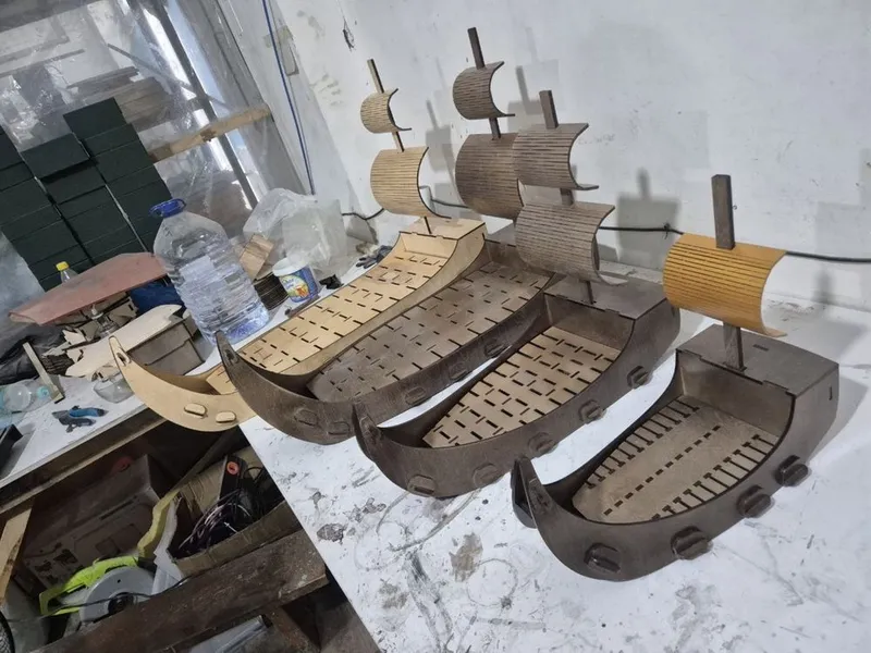 Деревянный посуда 4