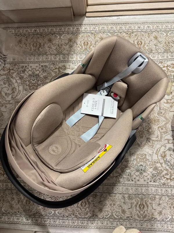 Детское автокресло Cybex Cloud T i-size PLUS cozy beige — фото 3