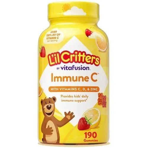 Детские витамины для Иммунитета Immune C Lil Critters USA — фото 1