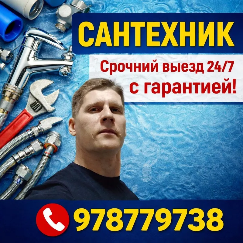 Сантехник, Santexnik, Santehnik, Срочный выезд 24/7