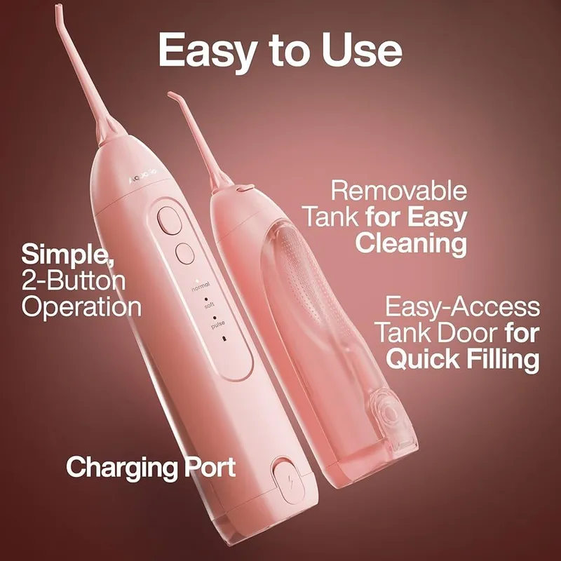 AquaSonic Icon Water Flosser (Blush - och pushti) — фото 3