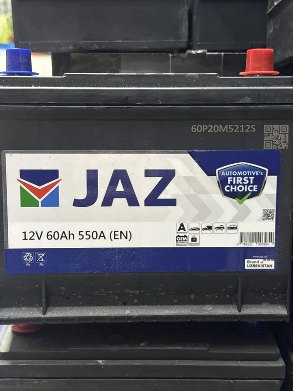 Аккумулятор Jaz гарантия 1 год