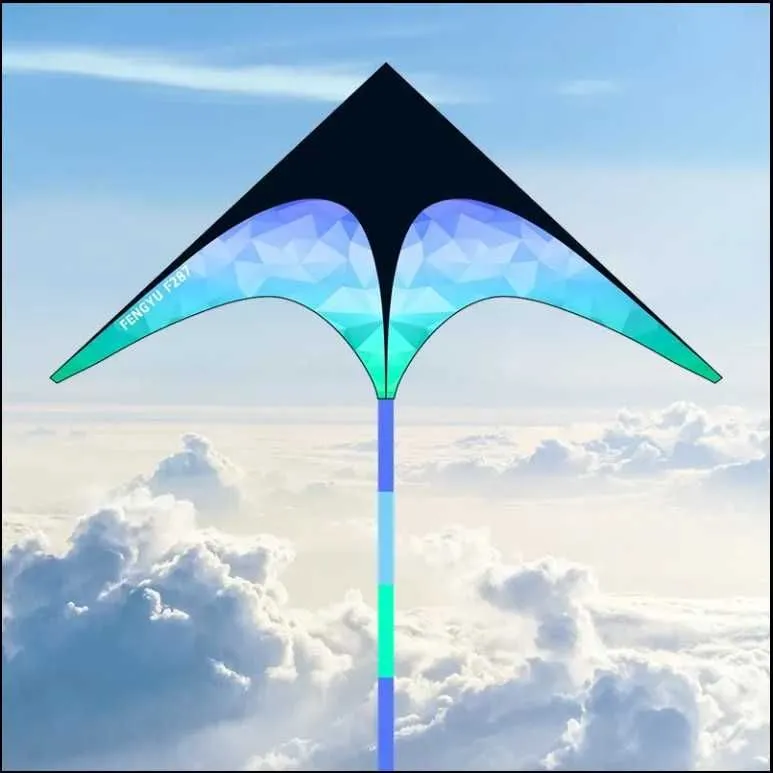 Воздушный змей (Varrak, Варрак) «Sky Ray» 1,8 м с катушкой (4 дизайна) — фото 1