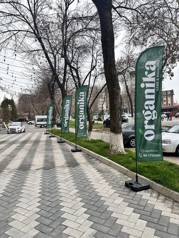 Флаг Bayroq BAYROQ Parus bayroq Флаг парус баннер реклама — фото 4