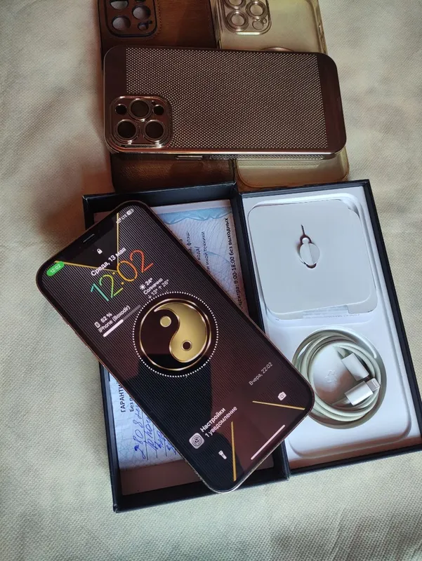 Iphone 12 Pro Max Gold 128gb holati tiniq