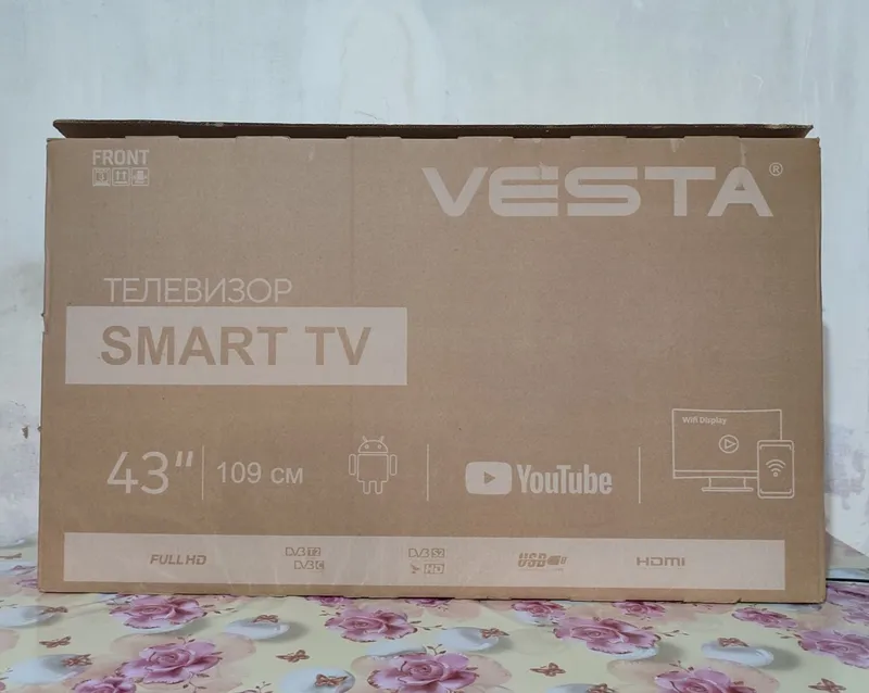 Vesta 43" Full HD Smart TV Juda yaxshi holatda — фото 4