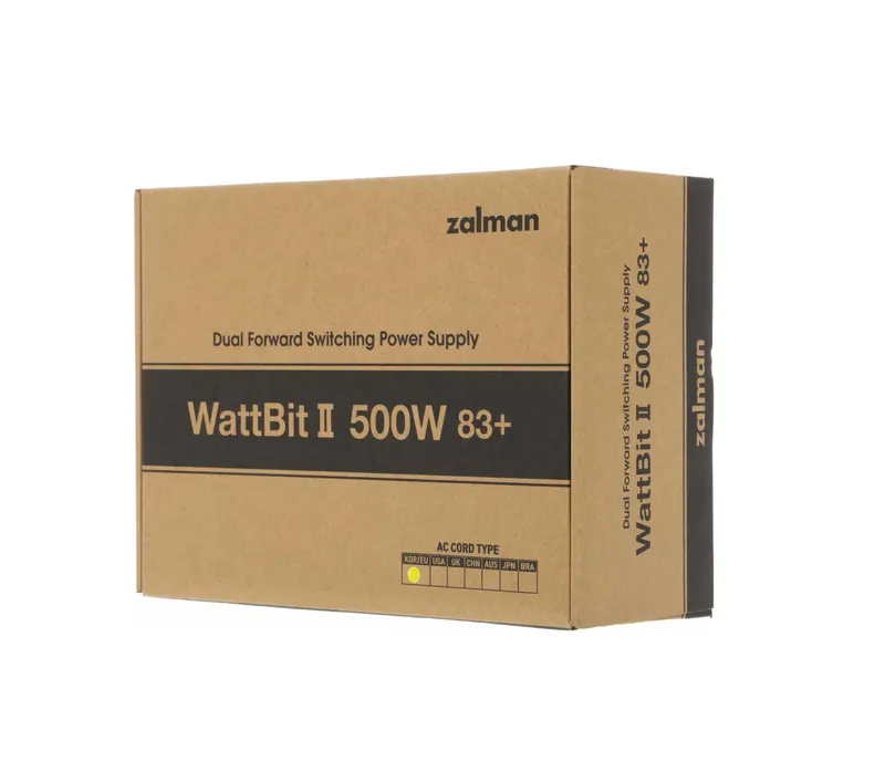 Блок питания Zalman WattBit II 500W 83+