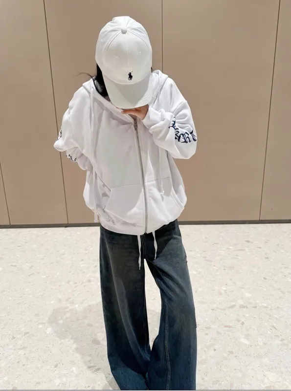 Зип Худи Chrome Hearts белый с принтом Unisex 7 Зип Худи Chrome Hearts белый с принтом Unisex 7