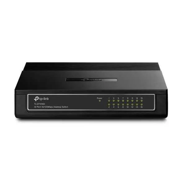 Tp Link TL-SF1016D 16-портовый 10/100 Мбит/с настольный коммутатор — фото 2