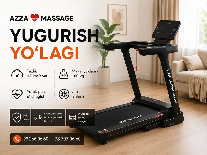 Uyingizda yugurish yo'lagi bilan o'z fitness zalingizni yarating 1